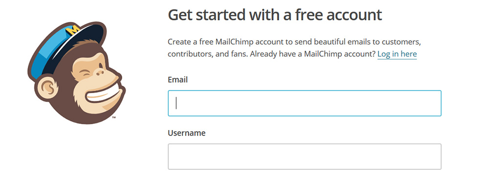 Starte mit deinem kostenlosen MailChimp Account. | miss-webdesign.at