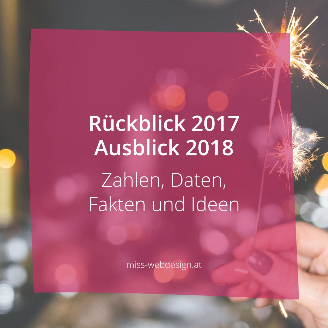 Rückblick 2017 – Ausblick 2018