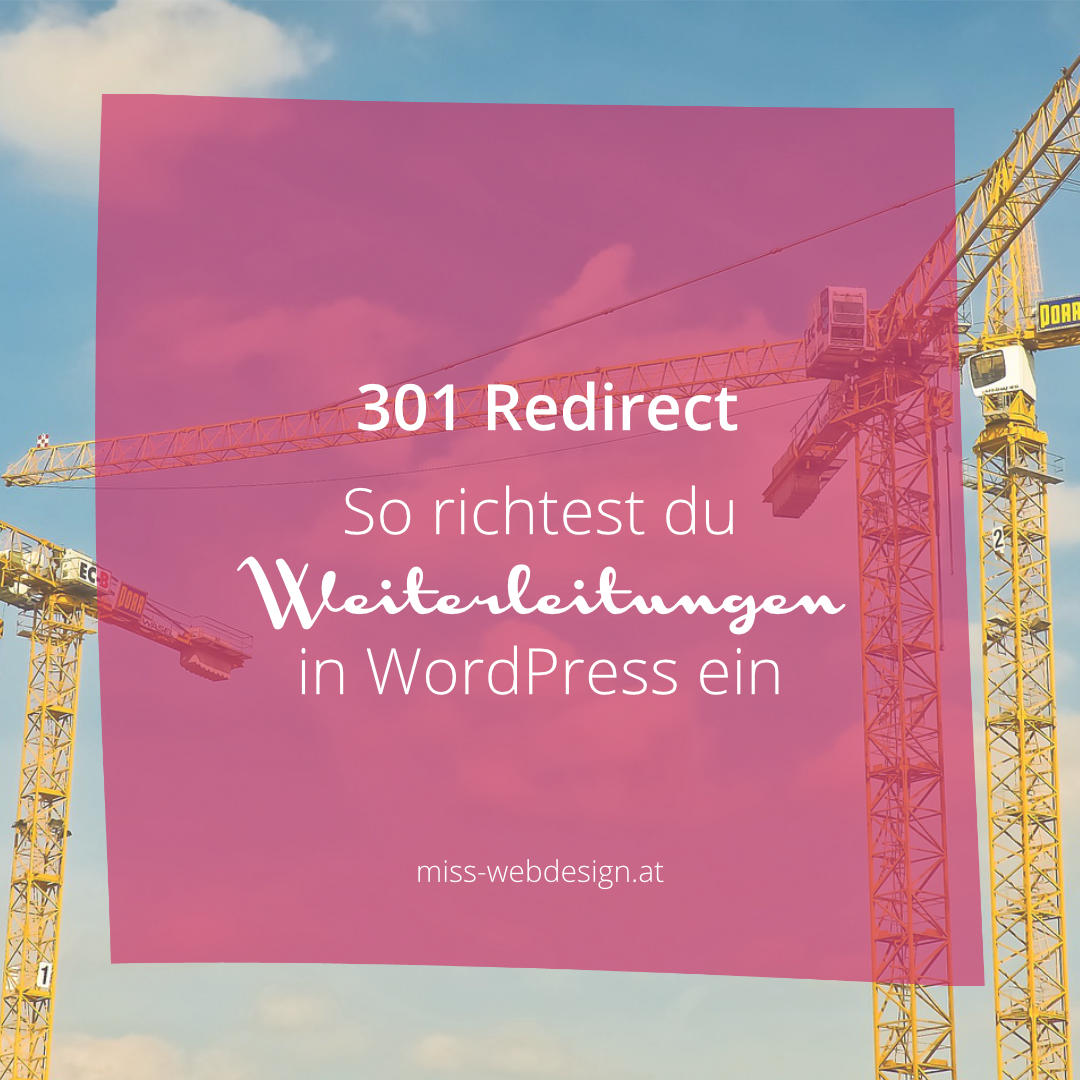 Redirect – So richtest du eine 301-Weiterleitung in WordPress ein