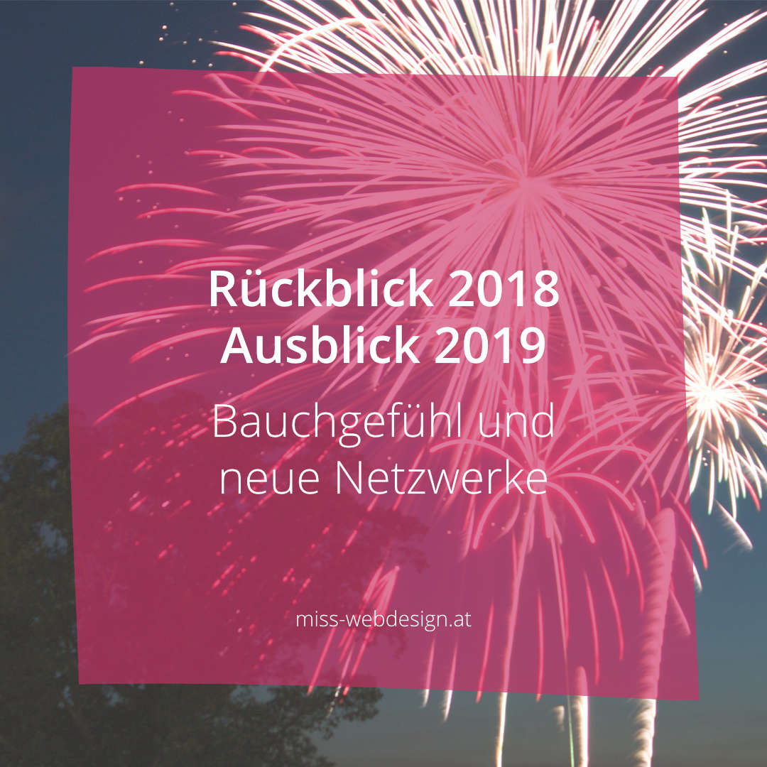 Online Business Rückblick 2018 und Ausblick 2019 | miss-webdesign.at