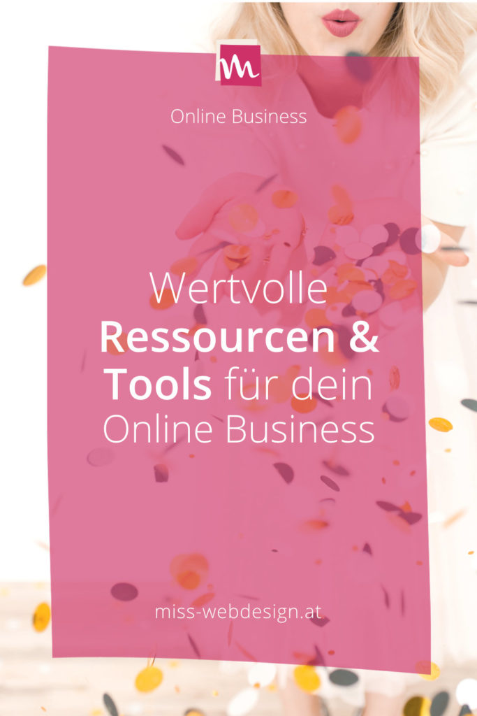 Ressourcen & Tools für dein Online Business | miss-webdesign.at